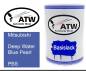 Preview: Mitsubishi, Deep Water Blue Pearl, PBS: 500ml Lackdose, von ATW Autoteile West.